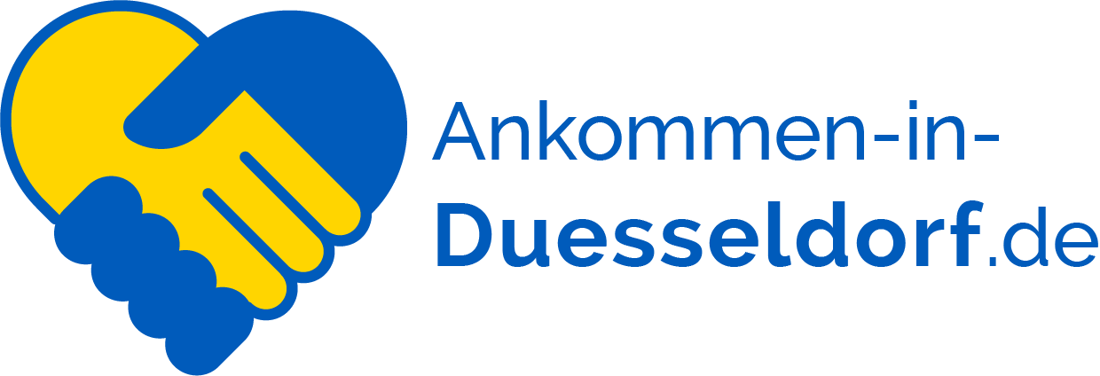 Logo der Website Ankommen in Duesseldorf